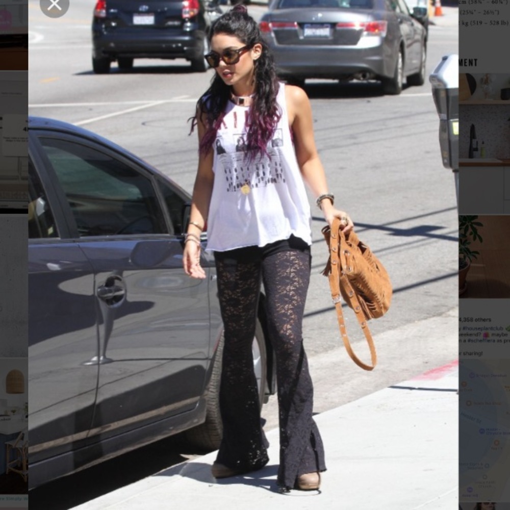 Nightcap Black lace pant